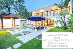 AREA PREMIUM! Vila di Seminyak, Luas 409m2m², Dekat pusat kota AREA PREMIUM! Vila di Seminyak, Luas 409m2m², Dekat pusat kota
