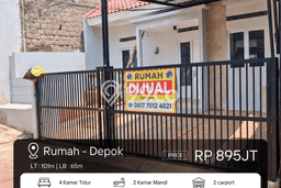 Dijual Rumah 4 Kamar Lokasi Strategis Bagus dan Strategis di Sawangan Dijual Rumah 4 Kamar Lokasi Strategis Bagus dan Strategis di Sawangan