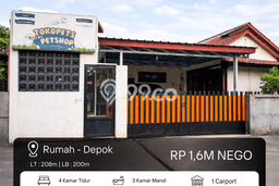 Rumah Modern Minimalis 4 Kamar Siap Huni di Pancoran Mas Rumah Modern Minimalis 4 Kamar Siap Huni di Pancoran Mas