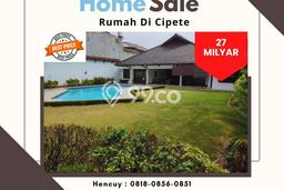 Ready to Use! Luxury House LT 1270m2 Desain Modern di Cipete Ready to Use! Luxury House LT 1270m2 Desain Modern di Cipete