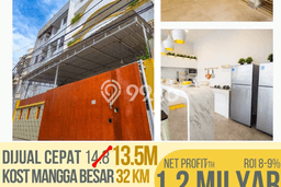 Dijual Rumah Kost di Mangga Besar, Jakarta Barat, 32 KT, 32 KM, Bangunan 675m2 Dijual Rumah Kost di Mangga Besar, Jakarta Barat, 32 KT, 32 KM, Bangunan 675m2