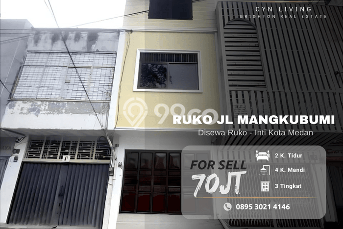 For Rent Ruko Kawasan Medan Maimun, Luas 270m², Lokasi Premium, Ready Pakai For Rent Ruko Kawasan Medan Maimun, Luas 270m², Lokasi Premium, Ready Pakai