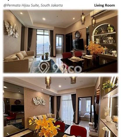 Apartemen Nyaman untuk Disewa, 2 Kamar di Jakarta Selatan Apartemen Nyaman untuk Disewa, 2 Kamar di Jakarta Selatan