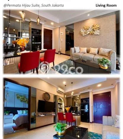 Apartemen Nyaman untuk Disewa, 2 Kamar di Jakarta Selatan Apartemen Nyaman untuk Disewa, 2 Kamar di Jakarta Selatan