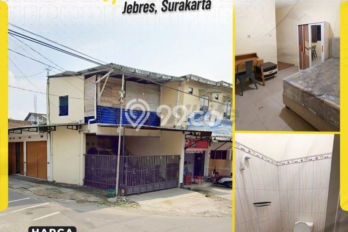 Kost Dijual Lokasi Jebres, Solo, 13 KT, 13 KM, 380m2 Kost Dijual Lokasi Jebres, Solo, 13 KT, 13 KM, 380m2