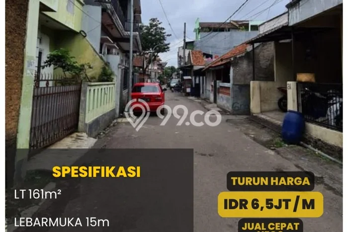 Tanah Premium di Regol, Luas 161m2m², Ideal untuk Investasi Tanah Premium di Regol, Luas 161m2m², Ideal untuk Investasi