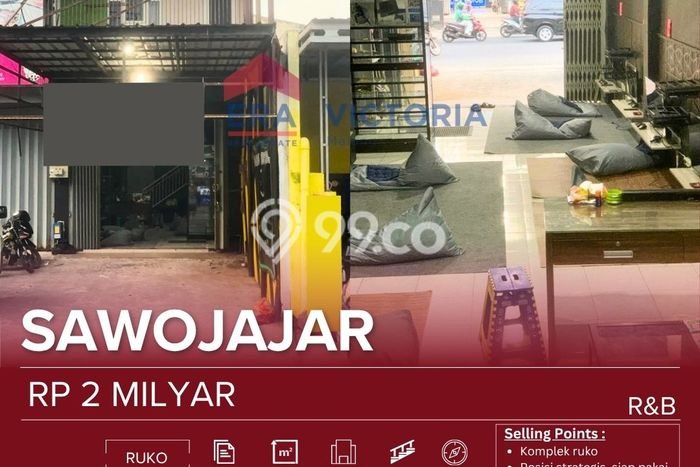 Unit Ruko Dijual di Malang LT 124m2 & LB 112m2 Unit Ruko Dijual di Malang LT 124m2 & LB 112m2