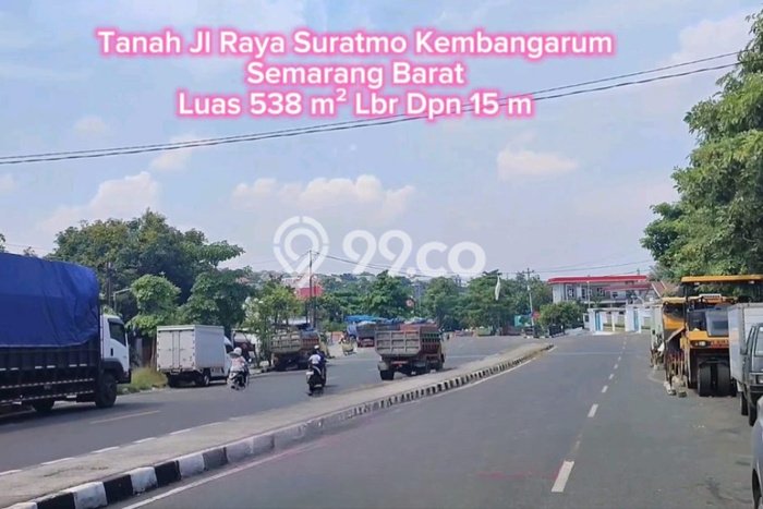 Tanah Dijual Area Strategis di Kembang Arum Semarang 538m2 Tanah Dijual Area Strategis di Kembang Arum Semarang 538m2
