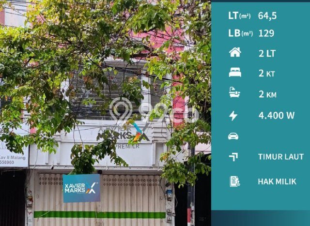 FOR RENT! Ruko di Malang Kota Cocok untuk Bisnis 129m2 FOR RENT! Ruko di Malang Kota Cocok untuk Bisnis 129m2