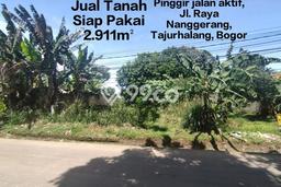 Kavling Tanah Dijual di Tajur Halang Bogor Spesifikasi 2911m2 Kavling Tanah Dijual di Tajur Halang Bogor Spesifikasi 2911m2