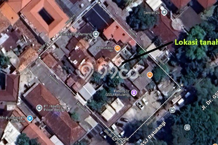 Tanah Kavling untuk Dijual di Menteng Jakarta Pusat 2623m2 Tanah Kavling untuk Dijual di Menteng Jakarta Pusat 2623m2