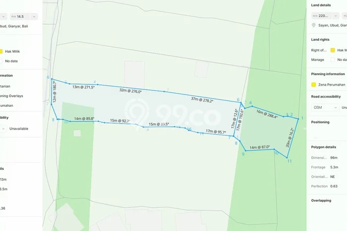 Tanah Disewa di Ubud Gianyar dengan Luas 1930m2 Tanah Disewa di Ubud Gianyar dengan Luas 1930m2