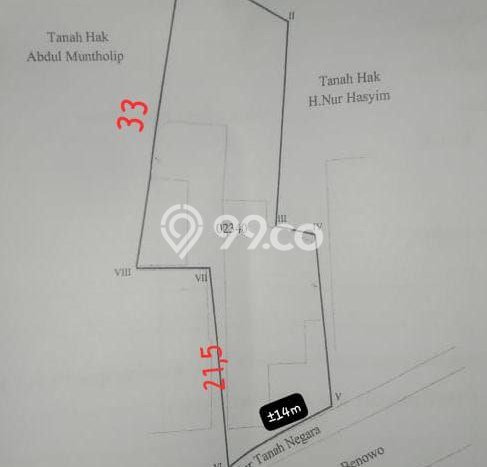 Tanah Kavling untuk Dijual di Menganti Gresik 630m2 Tanah Kavling untuk Dijual di Menganti Gresik 630m2
