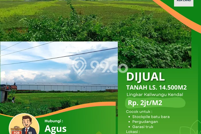 Lahan untuk Dijual di Kaliwungu Kendal Luas 14500m2 Lahan untuk Dijual di Kaliwungu Kendal Luas 14500m2