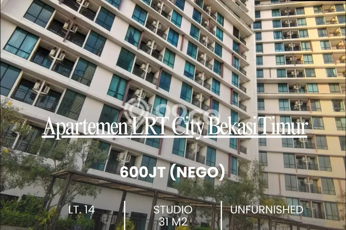 Apartemen Modern Dijual di Bekasi Timur, Bekasi Punya 1 KT / 1 Kamar Mandi Apartemen Modern Dijual di Bekasi Timur, Bekasi Punya 1 KT / 1 Kamar Mandi