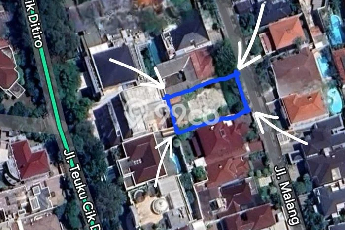 Tanah Strategis Dijual di Menteng Jakarta Pusat 836m2 Tanah Strategis Dijual di Menteng Jakarta Pusat 836m2