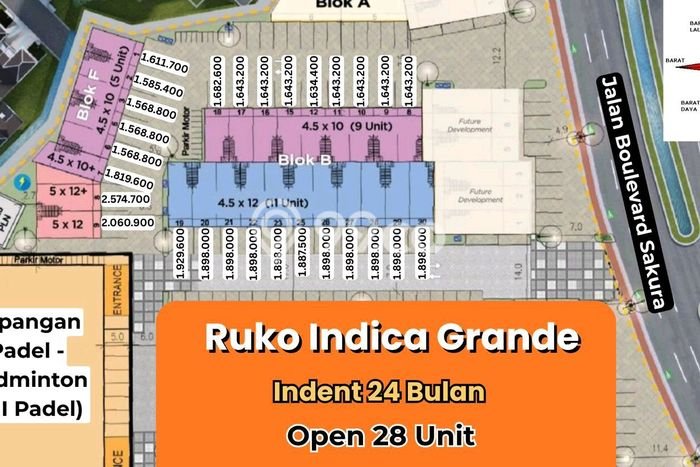 Ruko Kawasan , Luas 54m2m², Jalan Utama, Lokasi Ramai Ruko Kawasan , Luas 54m2m², Jalan Utama, Lokasi Ramai