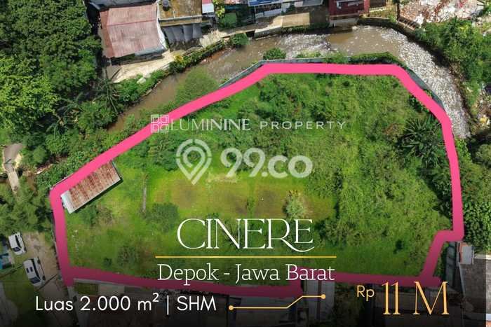 Tanah Dijual Lokasi Cinere, Depok Luas 2000m2 Legalitas Aman Tanah Dijual Lokasi Cinere, Depok Luas 2000m2 Legalitas Aman