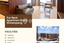 Apartemen Sewa 1 Kamar Murah Siap Huni di Jakarta Selatan, Luas 56m2 Apartemen Sewa 1 Kamar Murah Siap Huni di Jakarta Selatan, Luas 56m2
