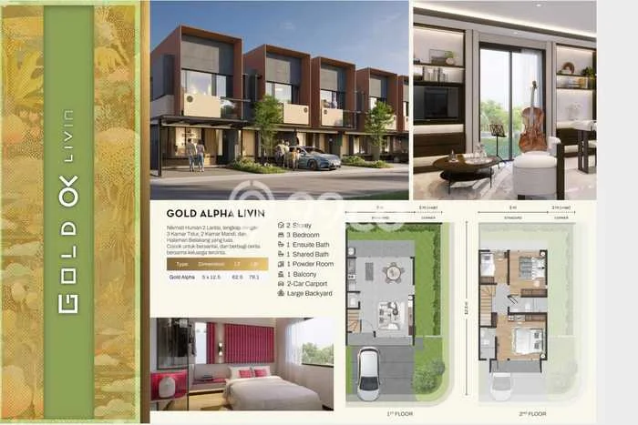 Hunian Terjangkau LT 31m2 di Gading Serpong Lingkungan Asri Hunian Terjangkau LT 31m2 di Gading Serpong Lingkungan Asri