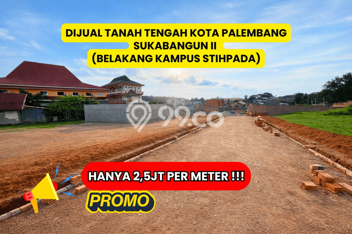 Tanah untuk Dijual di Sukarami Palembang Luas 220m2 Tanah untuk Dijual di Sukarami Palembang Luas 220m2