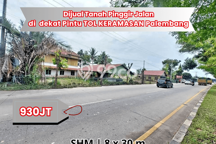 Tanah untuk Dijual Lokasi Kertapati, Palembang Luas 240m2 SHM Tanah untuk Dijual Lokasi Kertapati, Palembang Luas 240m2 SHM