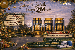 For Sale! Luxury House LT 66m2 Desain Elegan di Kav DKI For Sale! Luxury House LT 66m2 Desain Elegan di Kav DKI