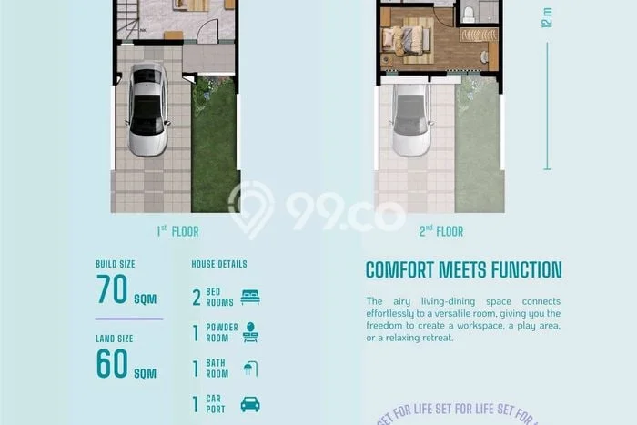 Rumah Minimalis 2 KT di Kunciran Tangerang Unfurnished Rumah Minimalis 2 KT di Kunciran Tangerang Unfurnished
