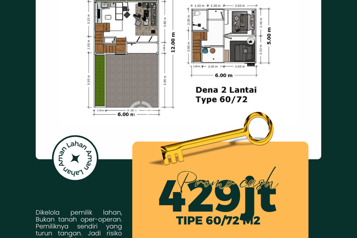 Rumah Minimalis Favorit Dijual Area Sukodono LT 72m2 Rumah Minimalis Favorit Dijual Area Sukodono LT 72m2