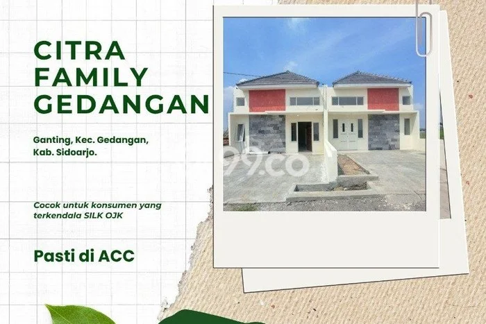 Rumah Nyaman 2 KT LB 36m2 Kondisi Bagus di Sidoarjo Rumah Nyaman 2 KT LB 36m2 Kondisi Bagus di Sidoarjo