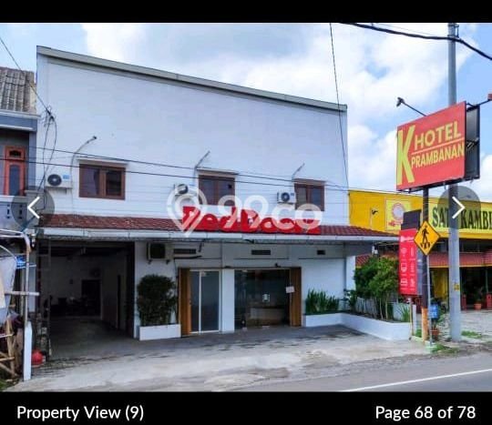 Hotel Premium Kawasan Prambanan, Luas 300m2m², Posisi Jalan Utama Hotel Premium Kawasan Prambanan, Luas 300m2m², Posisi Jalan Utama