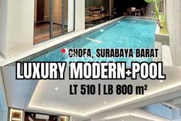For Sale! Premium House LT 510m2 Desain Elegan di Surabaya Kota For Sale! Premium House LT 510m2 Desain Elegan di Surabaya Kota