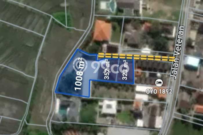 Tanah Investasi Dijual di Badung Punya Luas 1683m2 Tanah Investasi Dijual di Badung Punya Luas 1683m2