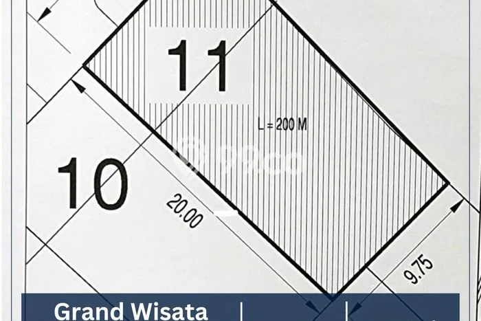 Tanah Dijual Lokasi Strategis di Bekasi dengan Luas 200m2 Tanah Dijual Lokasi Strategis di Bekasi dengan Luas 200m2