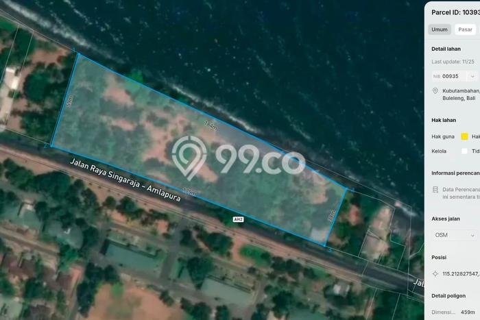 Lahan untuk Dijual Lokasi Buleleng, Buleleng Luas 8600m2 - Lahan untuk Dijual Lokasi Buleleng, Buleleng Luas 8600m2 -