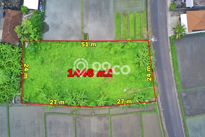 Tanah Dijual Lokasi Kediri, Tabanan Luas 1446m2 Legalitas Aman Tanah Dijual Lokasi Kediri, Tabanan Luas 1446m2 Legalitas Aman