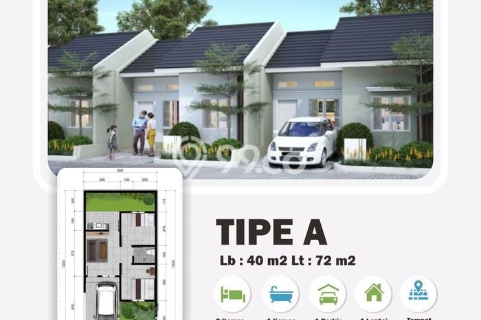 Jual Rumah Bagus Siap Huni LB 40m2 di Cikarang Pusat, Bekasi Jual Rumah Bagus Siap Huni LB 40m2 di Cikarang Pusat, Bekasi