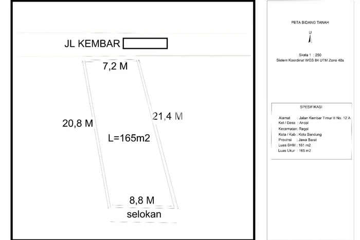 Lahan Investasi Lokasi Regol Bandung SHM Lahan Investasi Lokasi Regol Bandung SHM