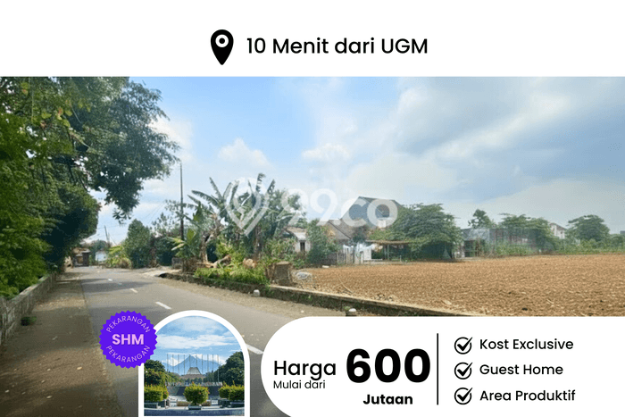 Lahan Kosong Dijual di Sleman, Sleman, Luas 110m2 Area Strategis Lahan Kosong Dijual di Sleman, Sleman, Luas 110m2 Area Strategis