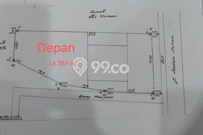 Tanah Kavling untuk Dijual di Tanjung Karang Pusat Bandar Lampung 707m2 Tanah Kavling untuk Dijual di Tanjung Karang Pusat Bandar Lampung 707m2
