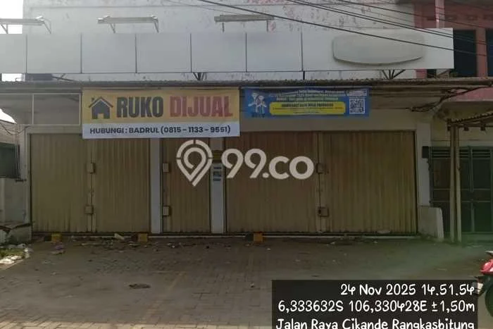 Unit Komersial Dijual di Cikande Serang 364m2 Unit Komersial Dijual di Cikande Serang 364m2