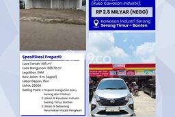 Ruko Paling Dicari LB 308m2 Dijual di Serang Ruko Paling Dicari LB 308m2 Dijual di Serang