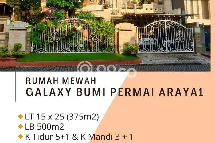 Dijual Rumah Luas Elegan Dengan View Cantik di Surabaya Kota, Surabaya Dijual Rumah Luas Elegan Dengan View Cantik di Surabaya Kota, Surabaya