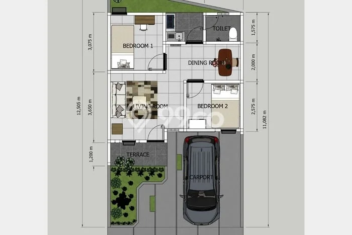 Rumah Strategis Modern Lb 45m2 di Jeruklegi, Cilacap Rumah Strategis Modern Lb 45m2 di Jeruklegi, Cilacap