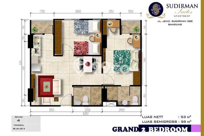 Hunian Apartemen 2 KT 1 KM di Andir, Bandung Dijual Cepat Hunian Apartemen 2 KT 1 KM di Andir, Bandung Dijual Cepat