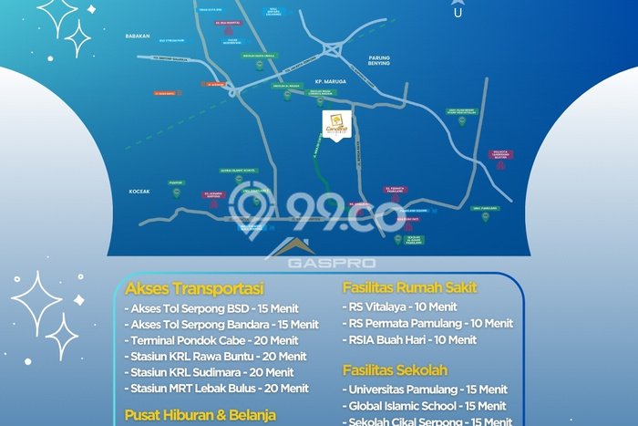 Rumah Strategis Modern Lb 67m2 di Serpong Utara, Tangerang Selatan Rumah Strategis Modern Lb 67m2 di Serpong Utara, Tangerang Selatan