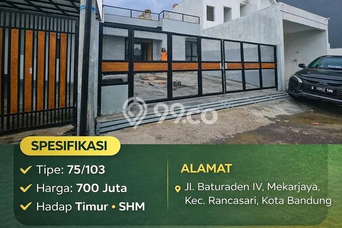 Rumah Modern Minimalis 2 KT Bisa Langsung Pindah di Rancasari Rumah Modern Minimalis 2 KT Bisa Langsung Pindah di Rancasari