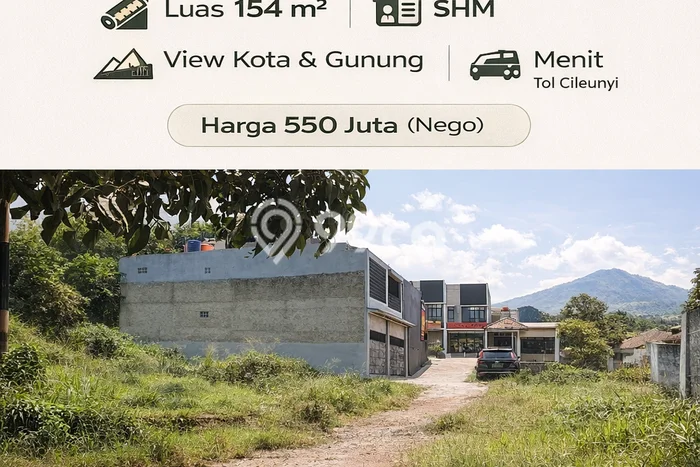 Lahan Dijual Lokasi Cileunyi, Bandung dengan Luas Tanah 154m2 dan Status SHM Lahan Dijual Lokasi Cileunyi, Bandung dengan Luas Tanah 154m2 dan Status SHM