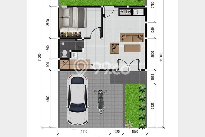 Rumah Modern Cantik 2 KT Siap Huni di Cilacap Tengah Rumah Modern Cantik 2 KT Siap Huni di Cilacap Tengah