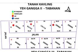 Lahan Kosong Dijual di Tabanan dengan Area 100m2 Lahan Kosong Dijual di Tabanan dengan Area 100m2